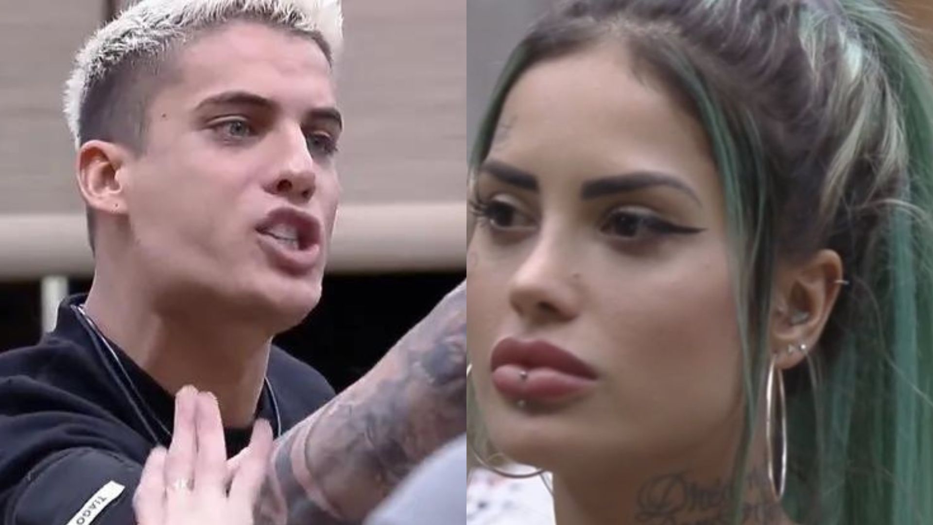 A Fazenda: Tiago se descontrola após ser acusado de agressão por Tati: “Maluca”