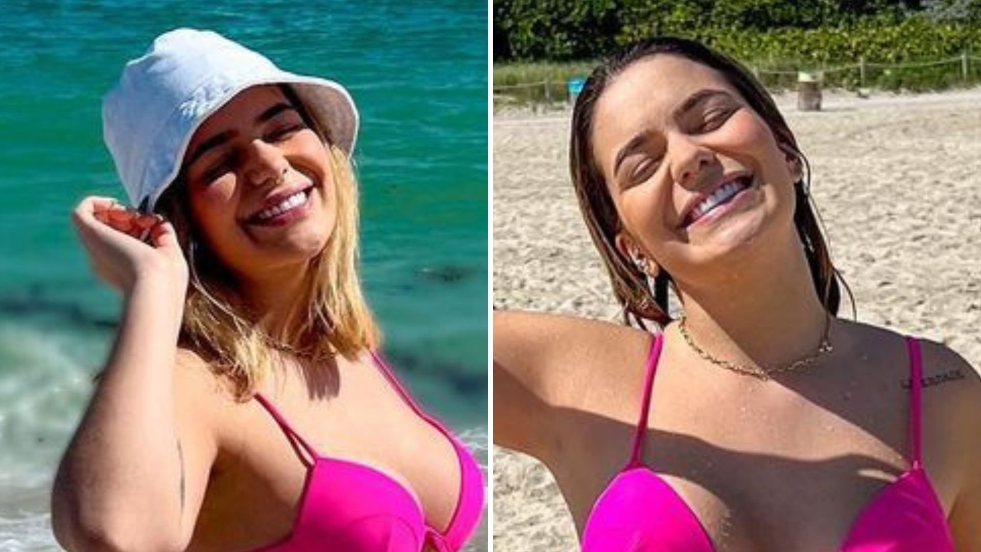 Viih Tube posa de biquíni e exibe barriguinha saltada na gravidez: “Já tá assim?”