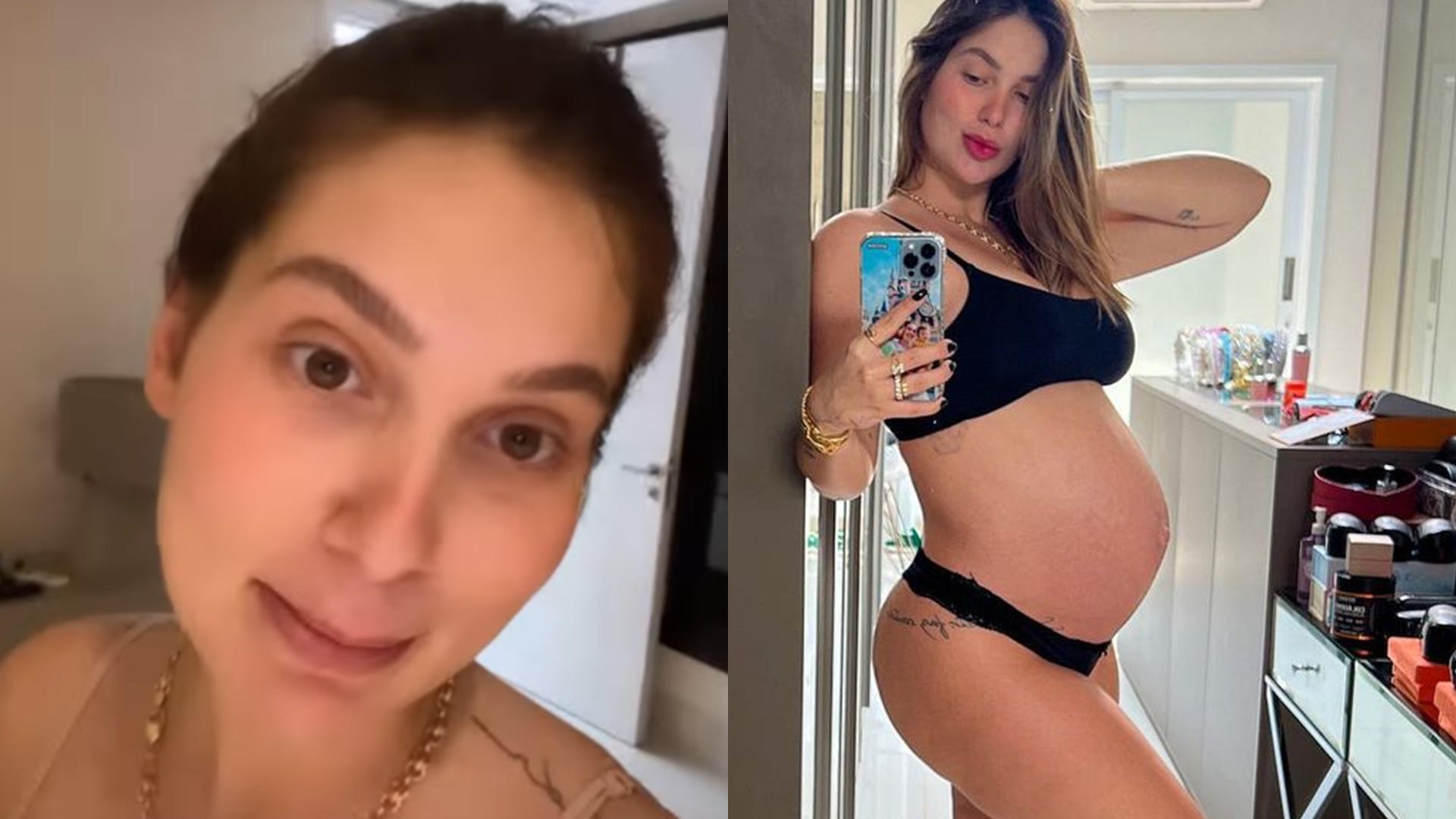 No fim da gravidez, Virginia Fonseca monta as malas para a maternidade: “Chegou o momento”