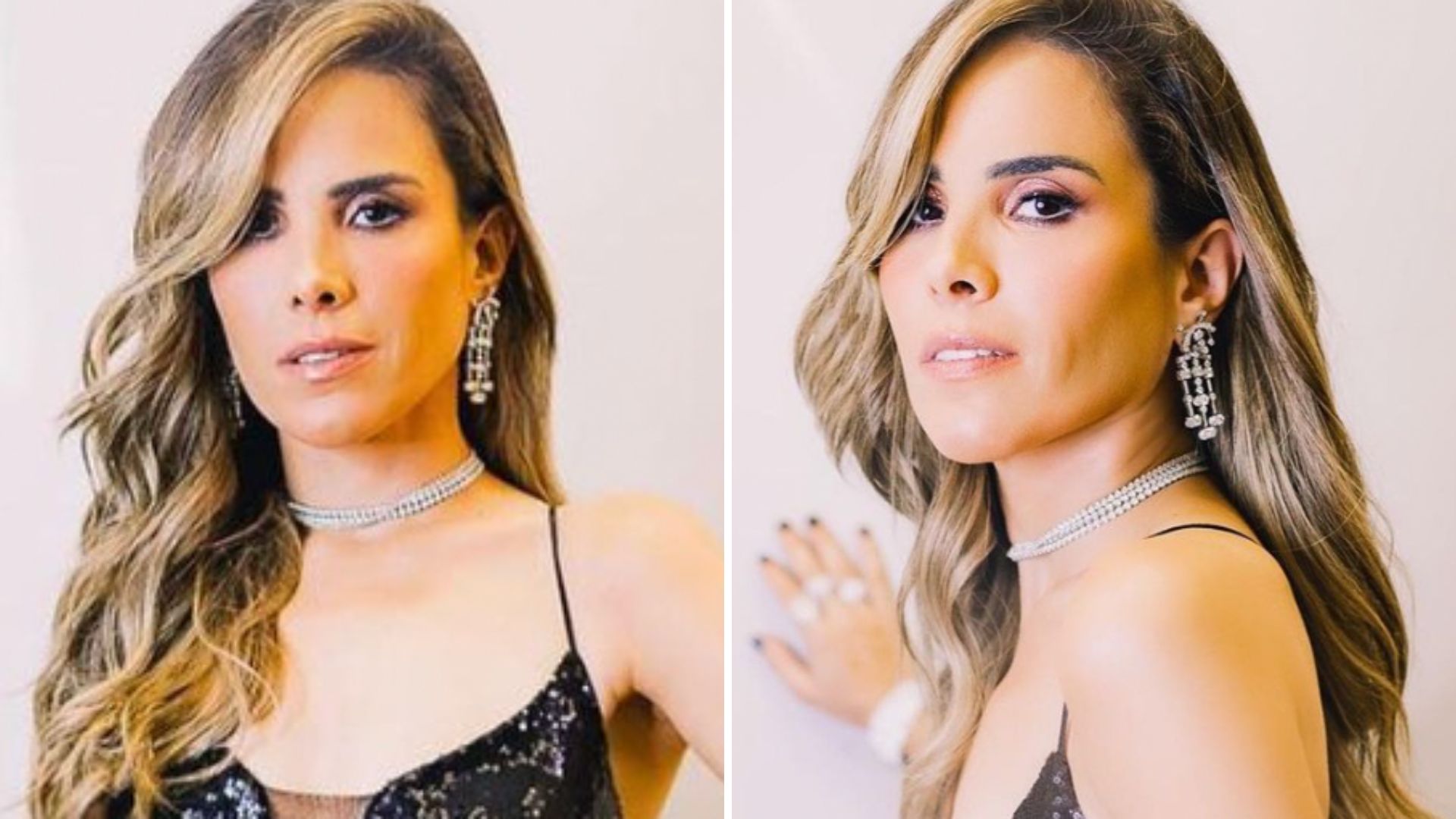 Wanessa marca a cinturinha ao posar com vestido de alcinha sem sutiã: “Noite especial”