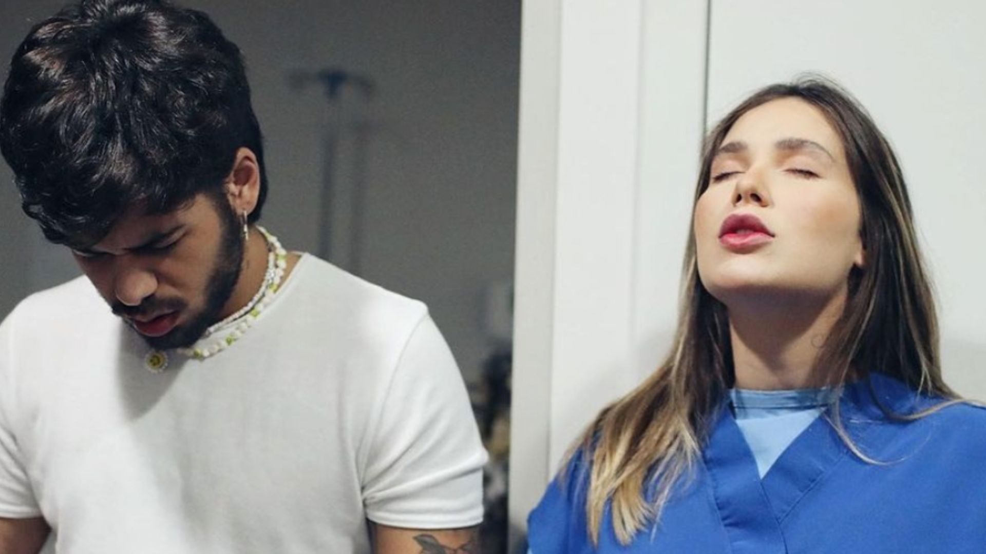 Zé Felipe surge apoiando Virgínia Fonseca em fotos inéditas do parto: “Meu parceiro”