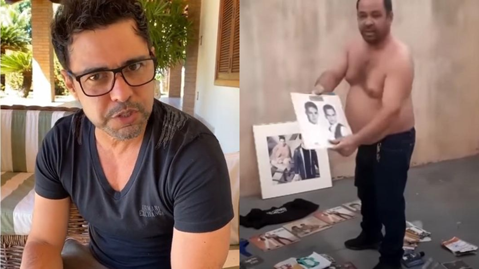 Zezé di Camargo ataca fã que quebrou discos após descobrir seu voto: “Gente burra e idiota”