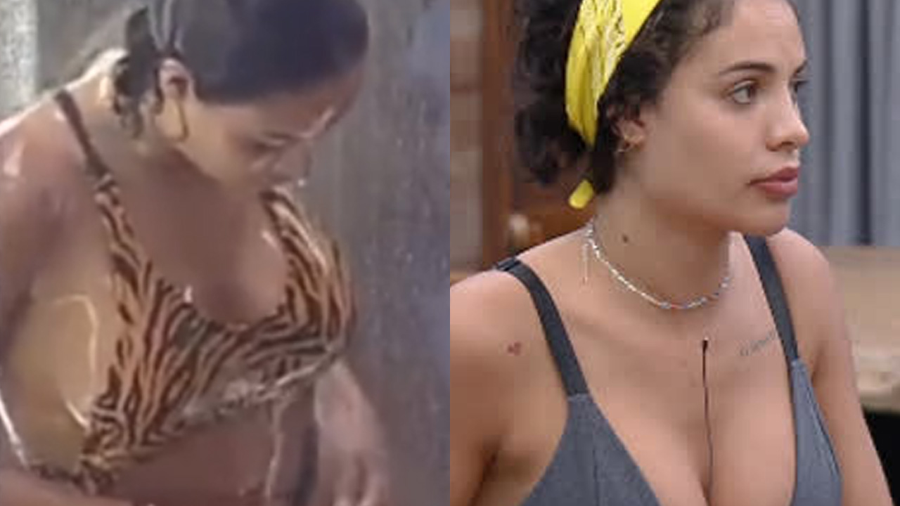 A Fazenda 13: Aline Mineiro puxa biquíni no banho e mostra virilha depilada: “Não cresceu nada”