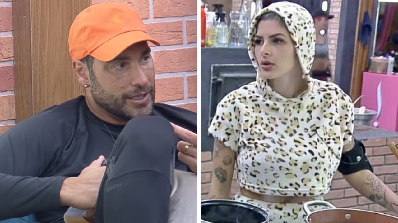 A Fazenda 13: Victor Pecoraro alfineta Lary Bottino por ser novata no programa: “Você chegou ontem, calma aí”