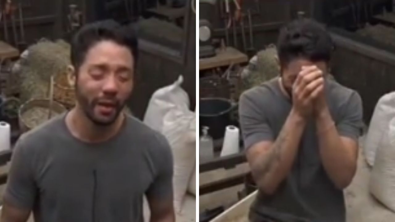 A Fazenda 13: Rico Melquiades não suporta pressão dos peões e revela desejo de sair do reality: “Sofrendo muito”
