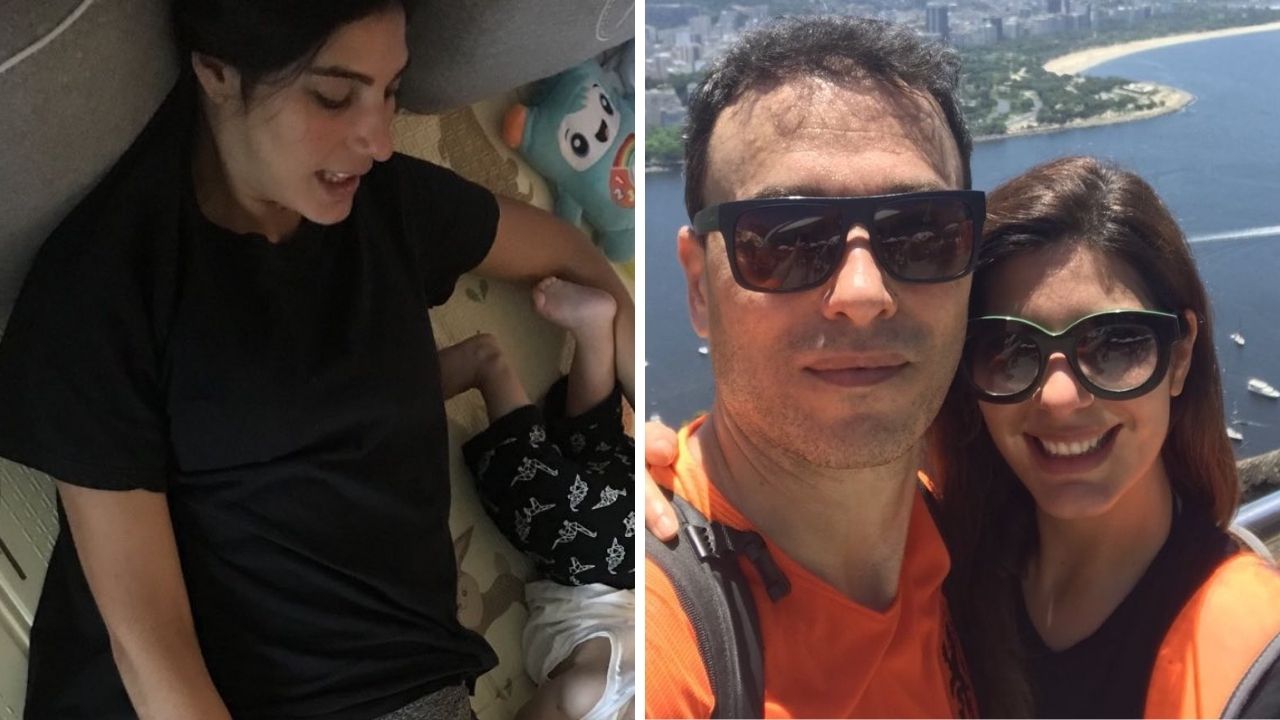 Afastada com licença maternidade, Andréia Sadi volta à Globo e recebe chamego de André Rizek: “Supermãe”