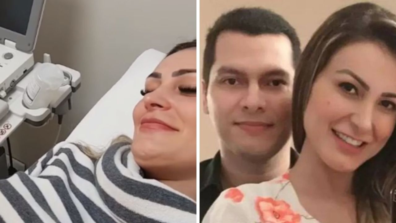 Juntos novamente, Andressa Urach e marido se emocionam em consulta pré-natal: “Coraçãozinho batendo forte”