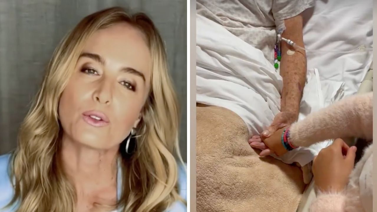 Vivendo dias difíceis, Angélica emociona fãs ao compartilhar momento com o pai em cama de hospital