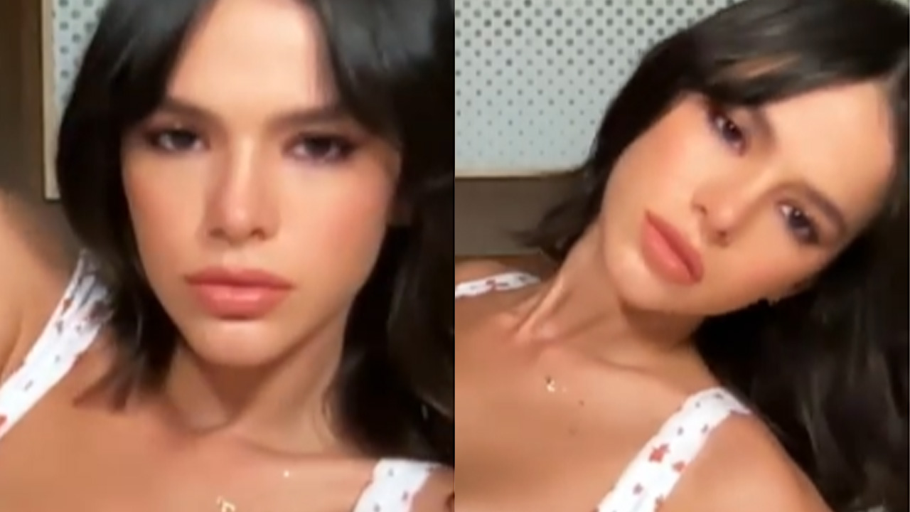 Bruna Marquezine faz vídeo só de lingerie e dá close na virilha: “Deslumbrante”