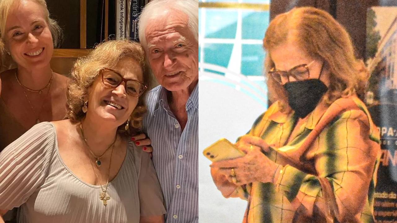 Mãe de Angélica faz visita ao marido em hospital no Rio de Janeiro após internação por AVC