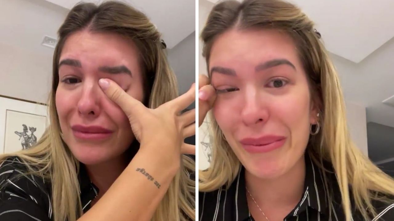 Entre lágrimas, Lore Improta desabafa sobre dificuldades do puerpério: “O choro não é de tristeza, é angústia”