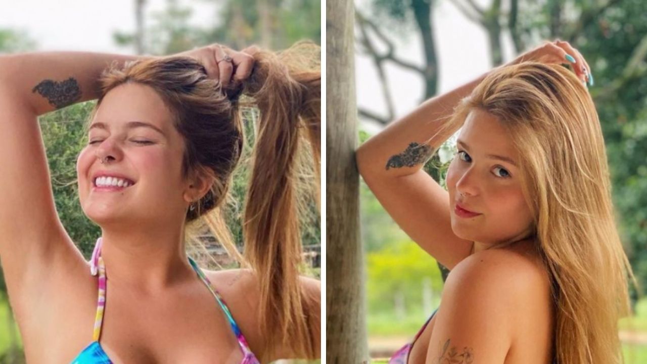 Ex-BBB Viih Tube exibe lado mulherão em fotos de biquíni: “A marquinha trincando”