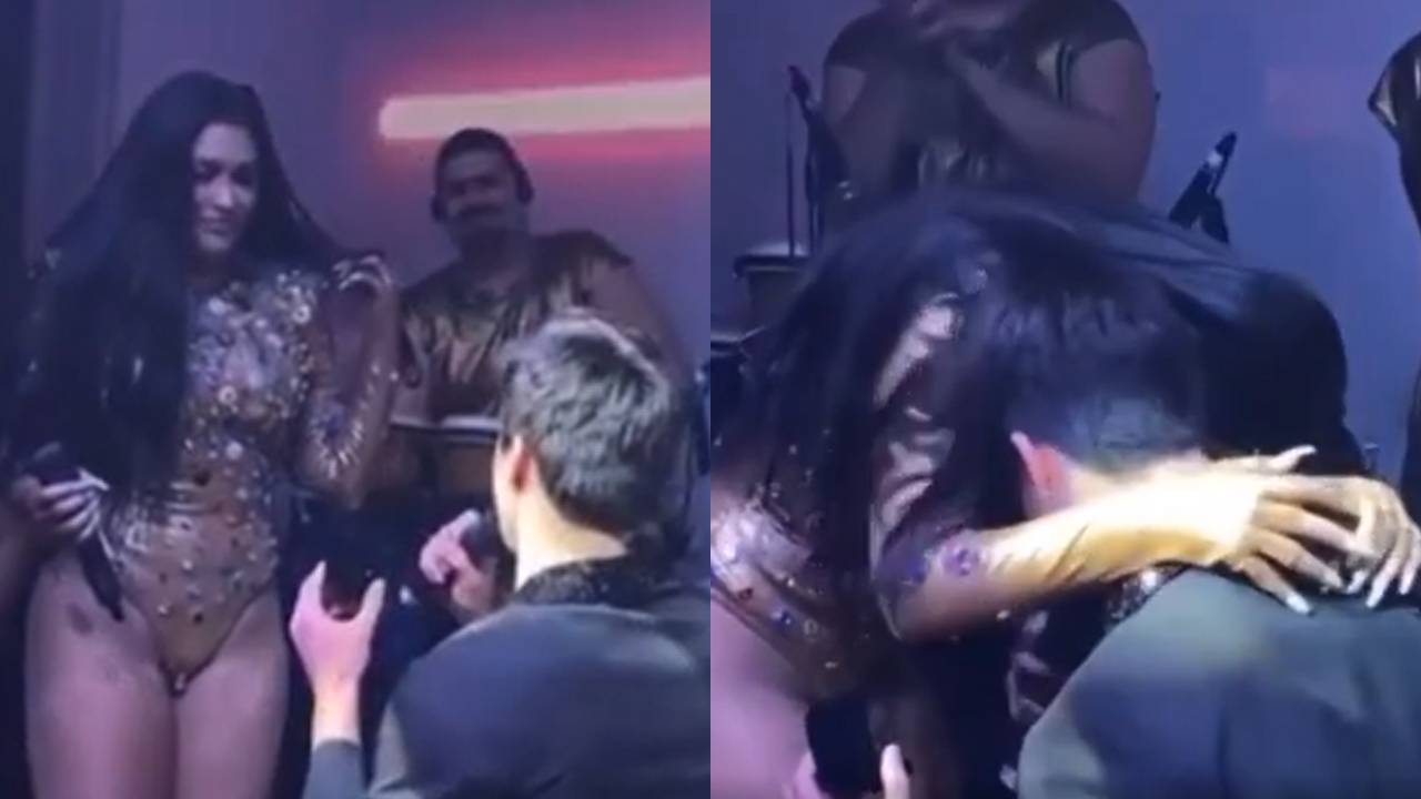 Ex-BBB Flay é pedida em casamento por Pedro Maia durante festa de aniversário: “Eu te amo demais”