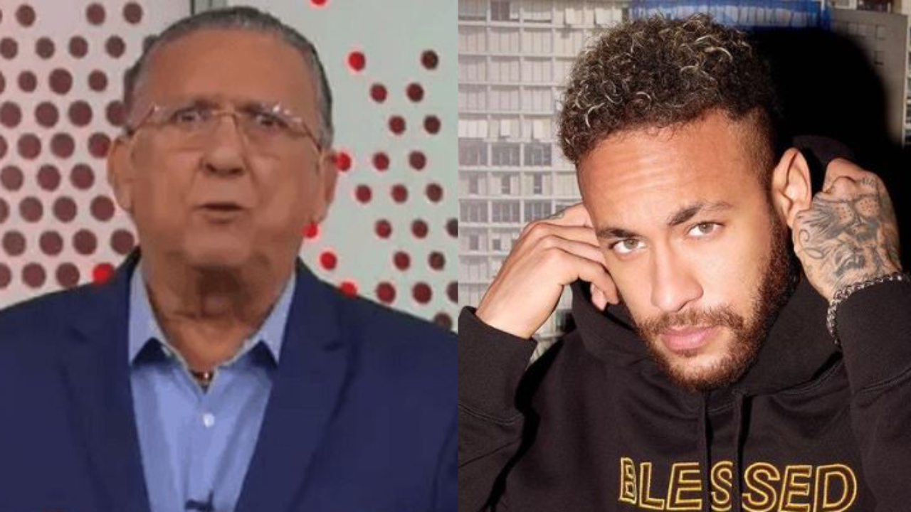 Ao vivo, Galvão Bueno é traído pela tecnologia e deixa escapar xingamento para Neymar Jr.