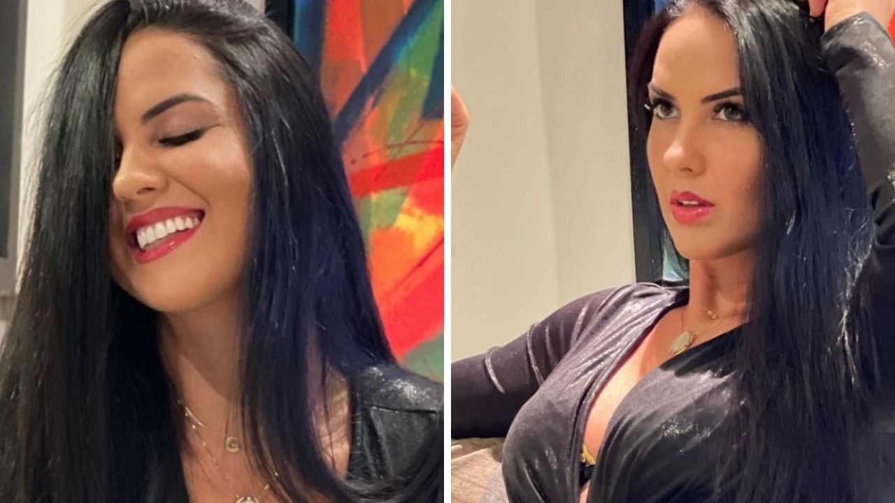 Noiva de Zezé di Camargo elege microvestido e deixa sutiã aparente: “Saindo para namorar”