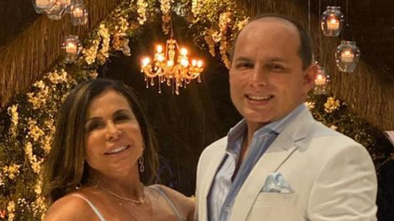 Gretchen celebra três anos de união com Esdras de Souza e exalta o maridão: “Homem de verdade”