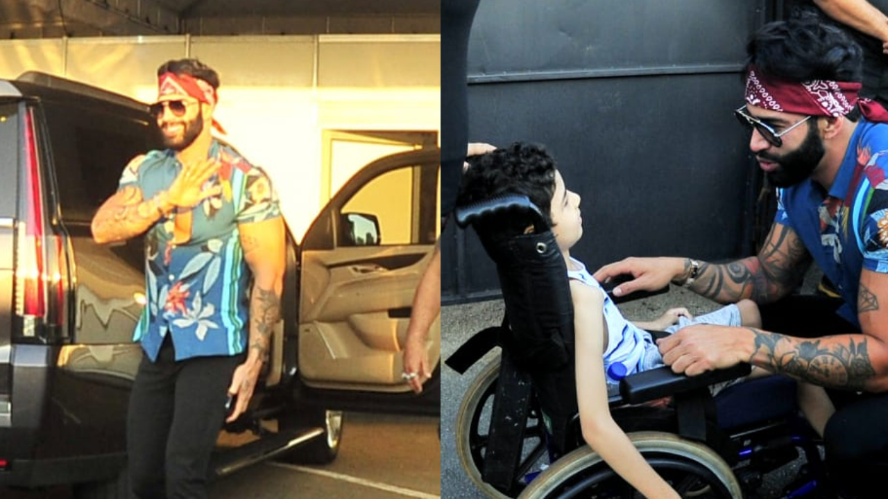 Gusttavo Lima atende fã cadeirante antes de show e internautas exaltam gesto: “Que coração!”