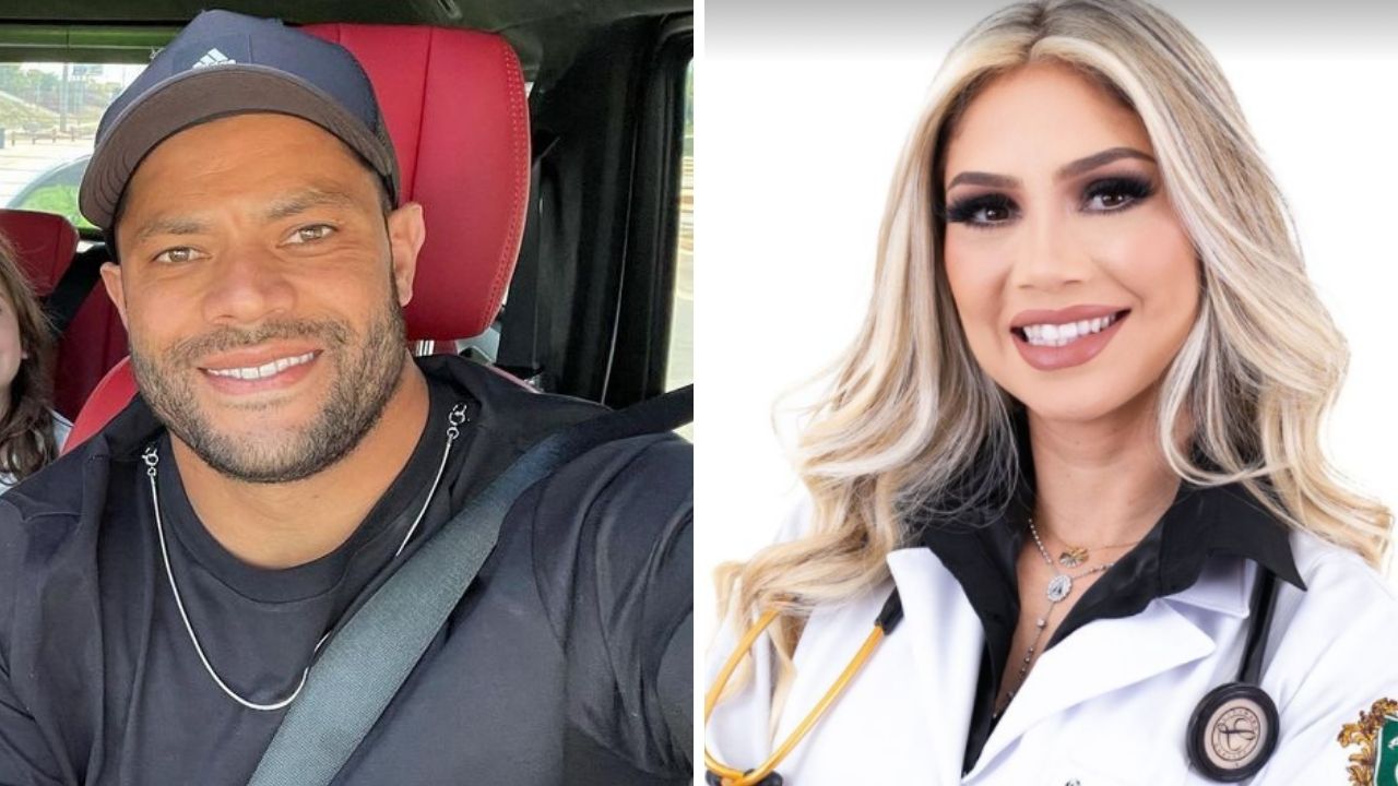 Apaixonado, Hulk Paraíba homenageia Camila Ângelo pelo Dia do Médico e se derrete: “Meu amor”