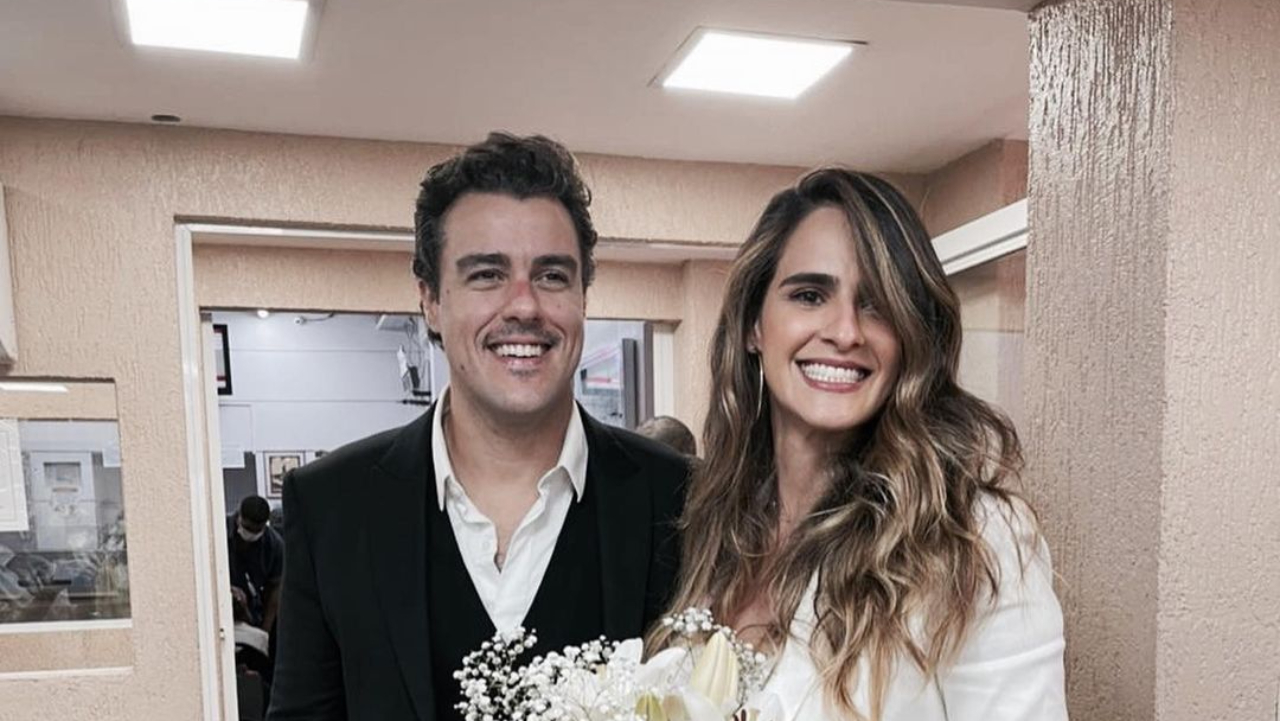 Joaquim Lopes oficializa união com Marcella Fogaça após adiar cerimônia por mais de um ano