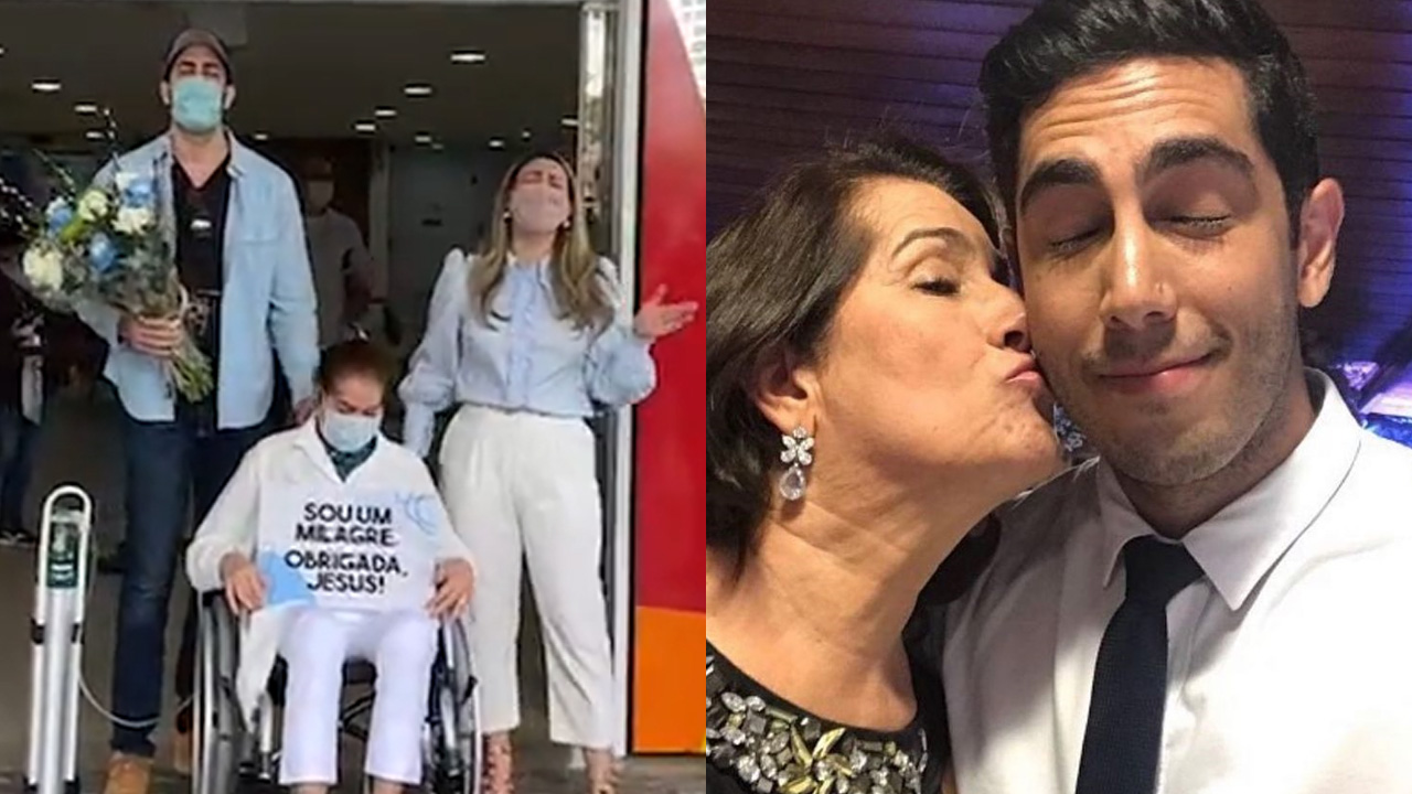 Jonathan Nemer surpreende a mãe, após seis meses internada com Covid-19: “Senhor operou”