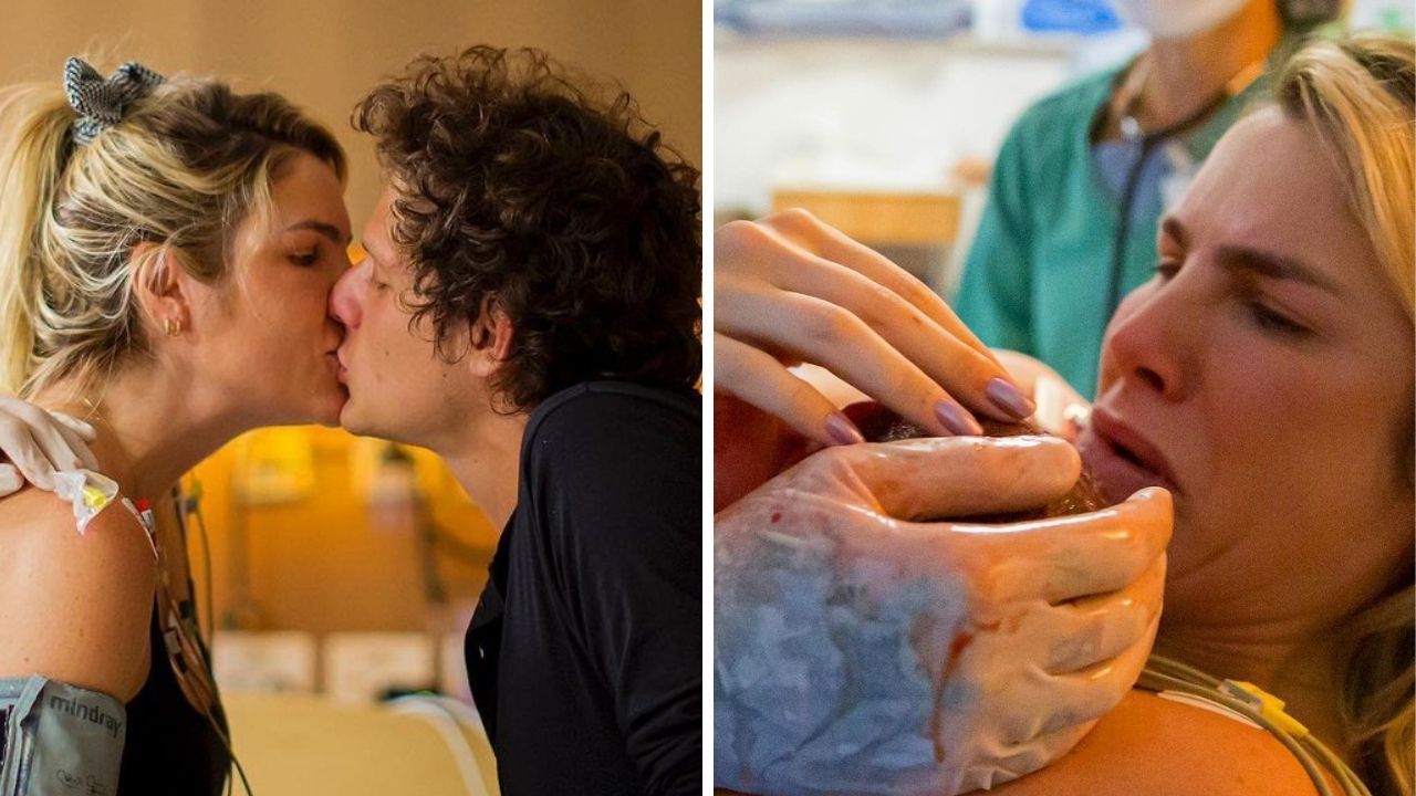 Julia Faria comemora uma semana do nascimento da filha e relembra parto emocionante: “Milagre da vida”
