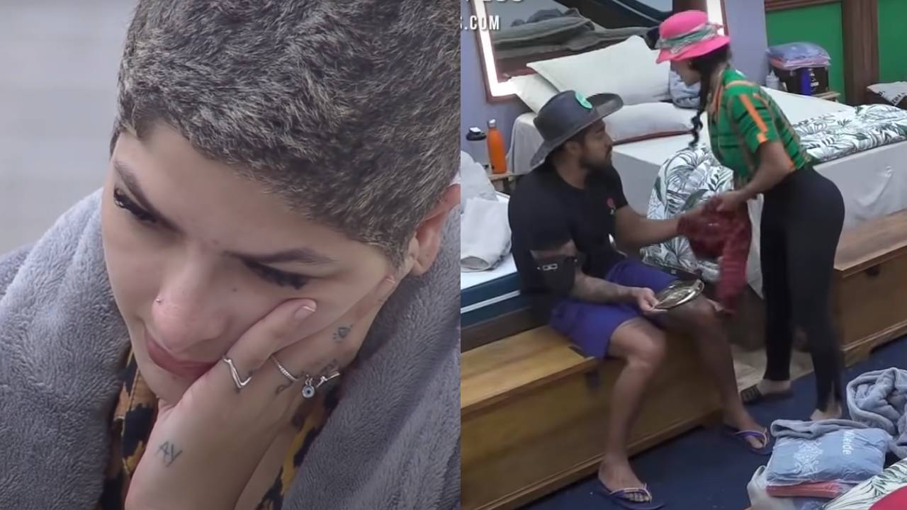 A Fazenda 13: Lary Bottino tem crise de ciúmes ao ver Bil Araújo brincando com Aline: “Gosta de me provocar”