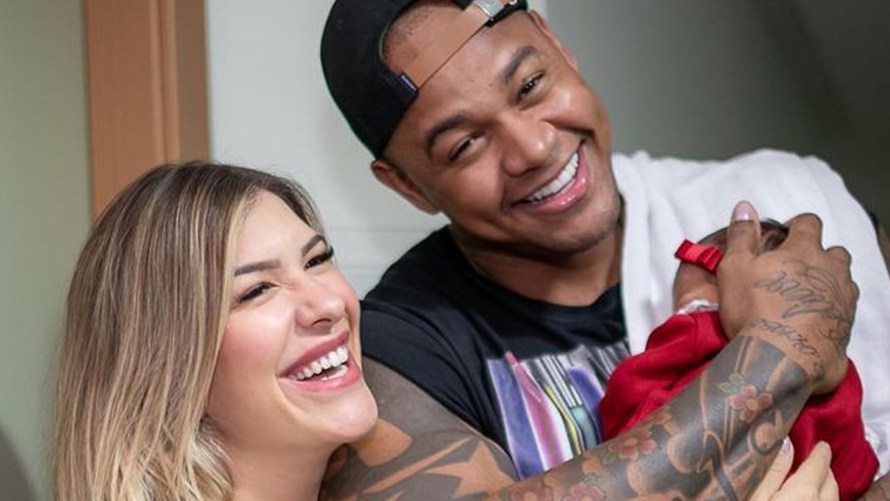 Lore Improta e Léo Santana mostram ensaio da bebê Liz e cor dos olhos rouba a cena: “Olhos claros”