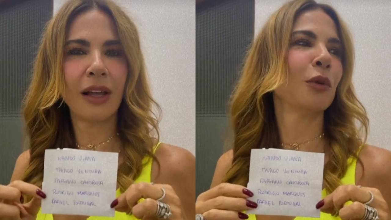 Gafe! Luciana Gimenez participa de programa e leva cola com nome dos apresentadores: “Não lembro”