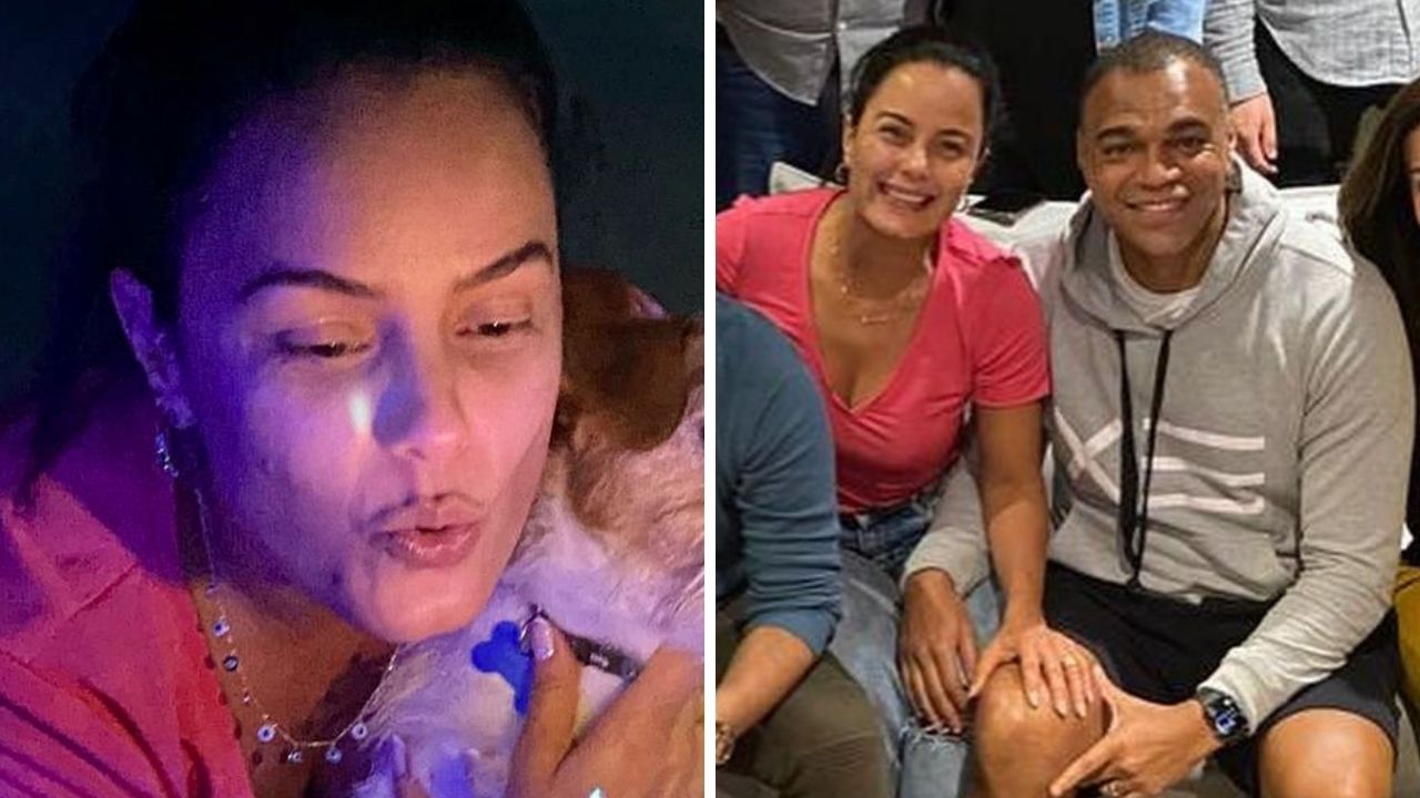 Denilson reúne a família em festa surpresa para comemorar 44 anos de Luciele Di Camargo: “Conseguiu me enganar”