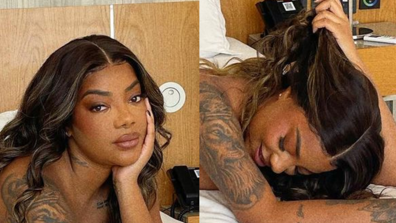 Só de calcinha, Ludmilla sensualiza na cama e bumbum invejável rouba a cena: “Abusada!”