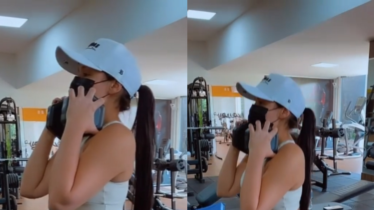 De top e legging coladinha, Maraisa deixa fãs babando ao exibir corpo trincado durante treino