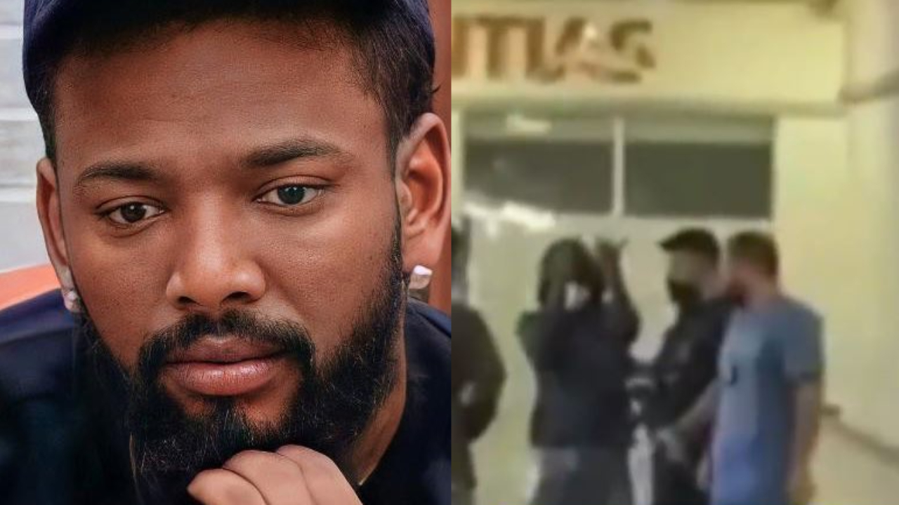 Ficou feio! Nego do Borel faz gesto obsceno para imprensa após ser encontrado por policiais