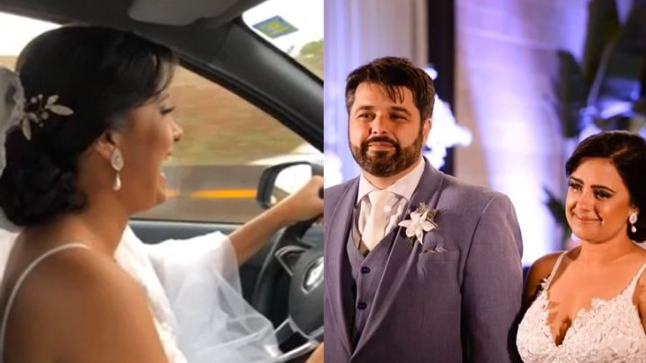 Que sufoco! Noiva dirige até próprio casamento após ter mais de 20 corridas canceladas em aplicativo