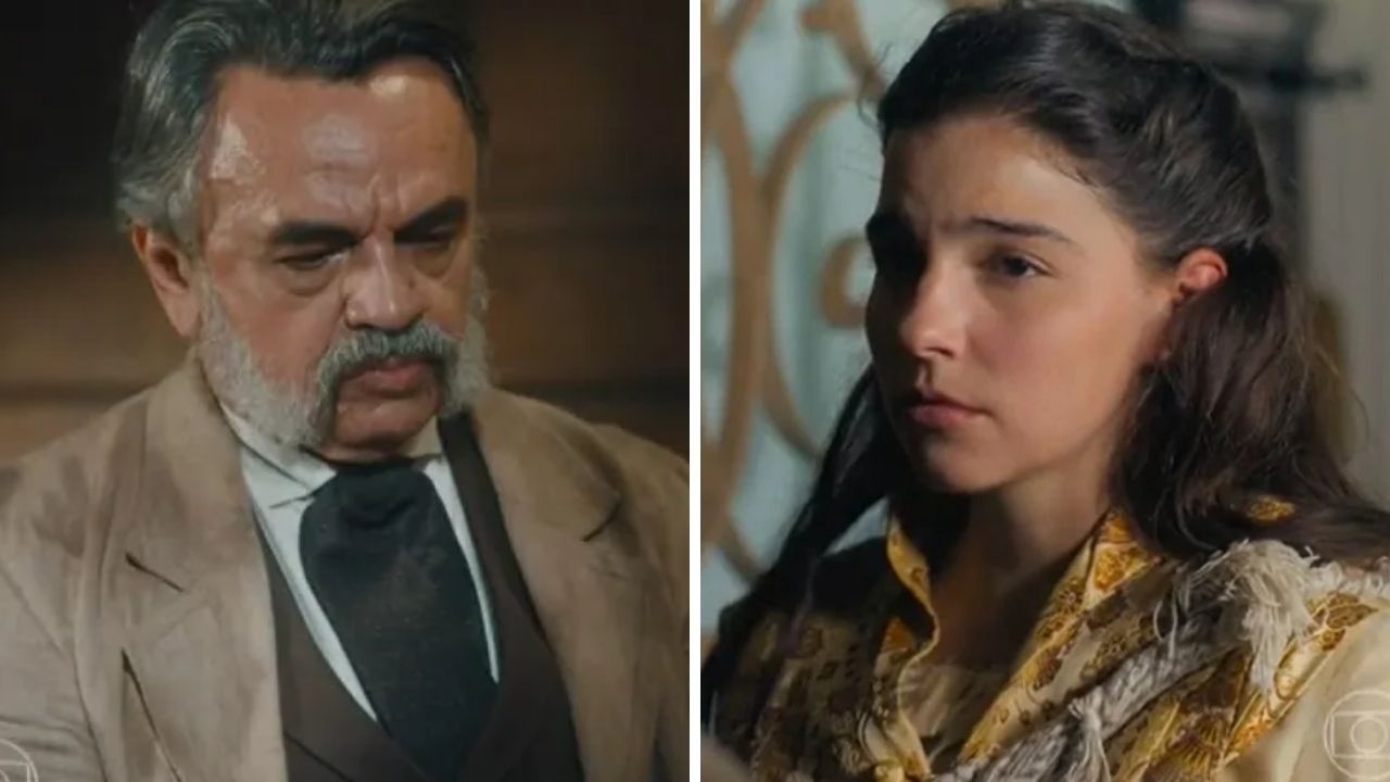 Nos Tempos do Imperador: Eudoro descobre doença e aos prantos pede perdão a Pilar: “Me orgulho”