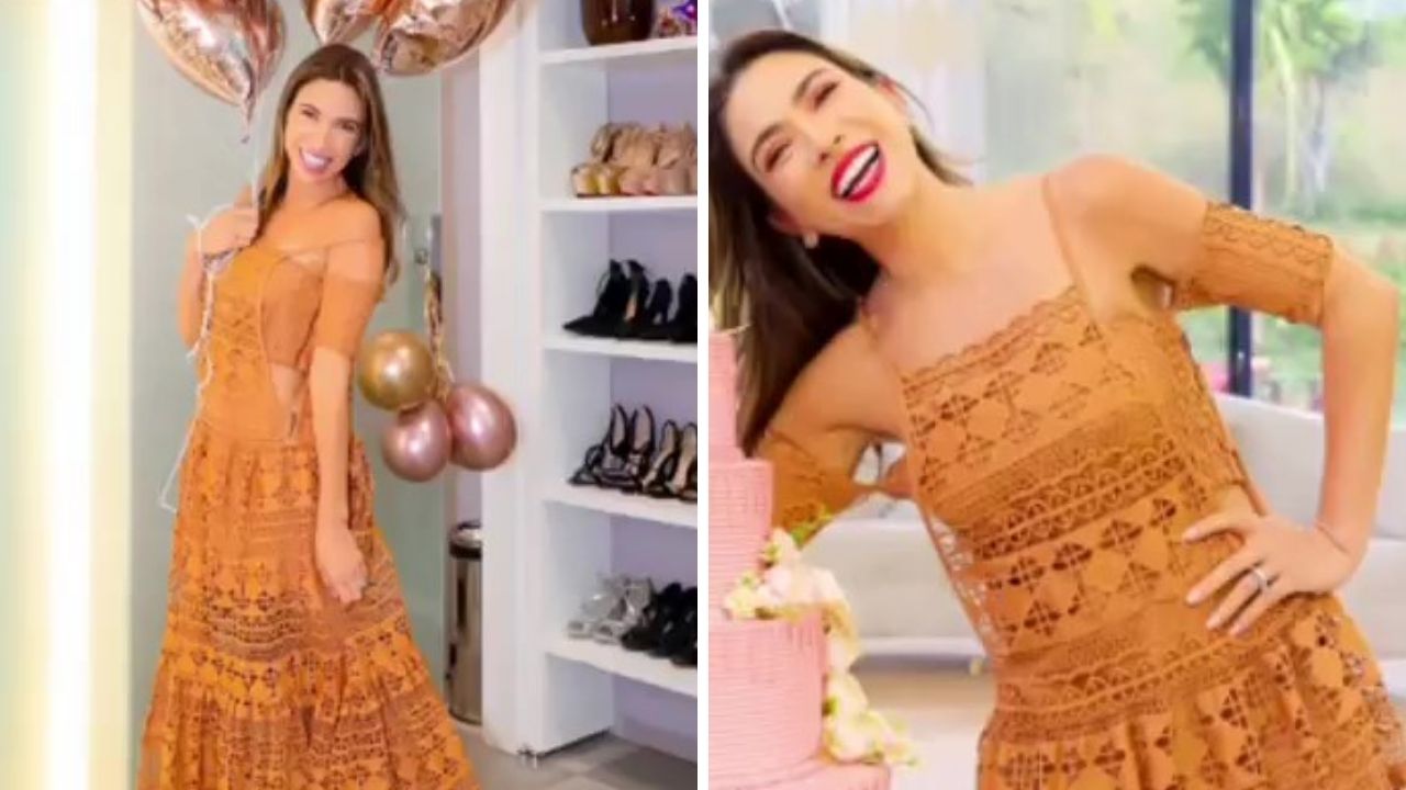 Patrícia Abravanel recebe surpresa para comemorar aniversário de 44 anos: “Me sinto muito amada”