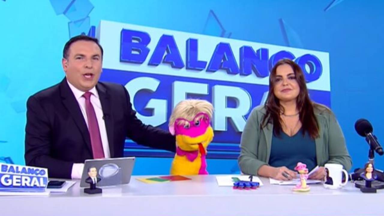 Reinaldo Gottino e Fabíola Reipert são afastados do ‘Balanço Geral SP’ por suspeita de Covid-19