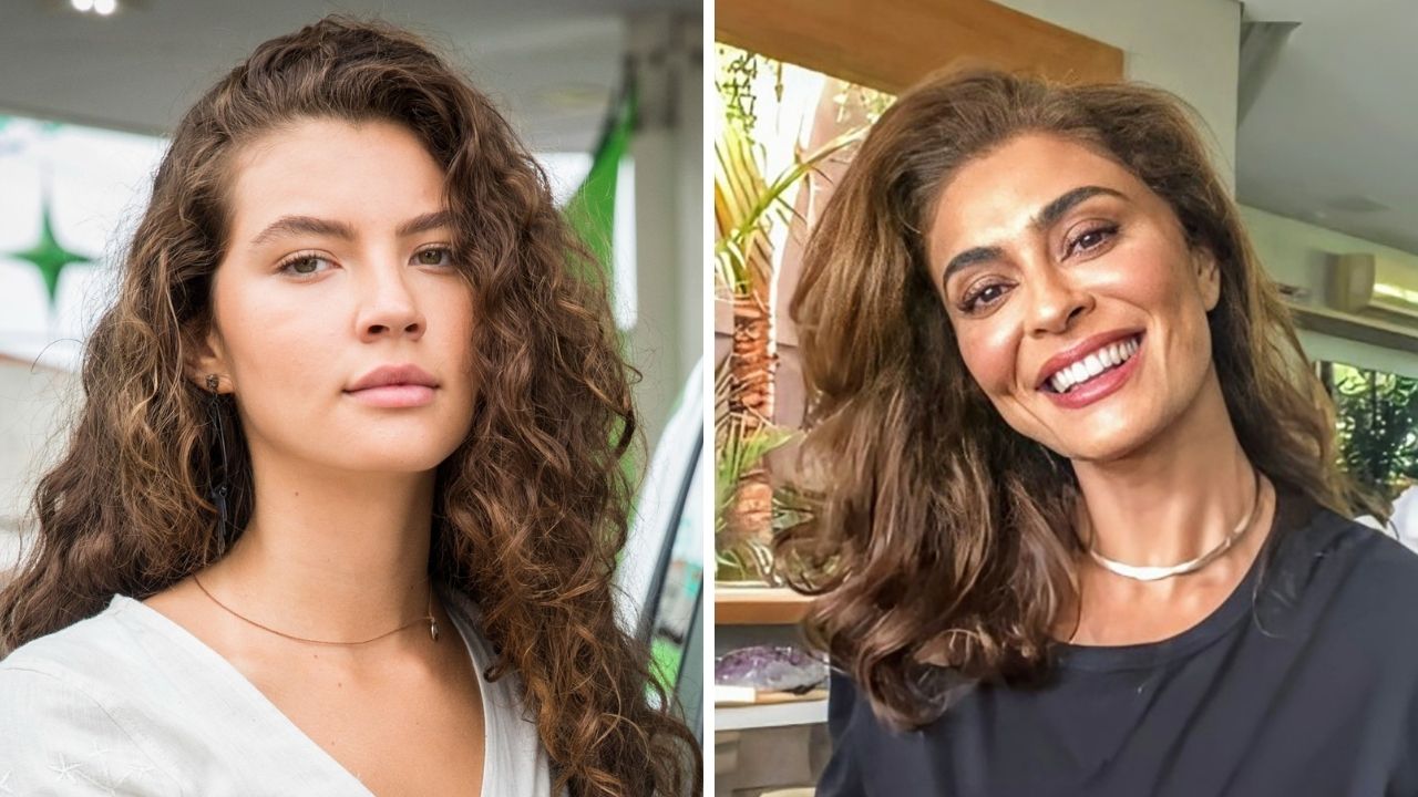 Juliana Paes e Alanis Guillen surgem juntas pela primeira vez nos bastidores do remake de ‘Pantanal’
