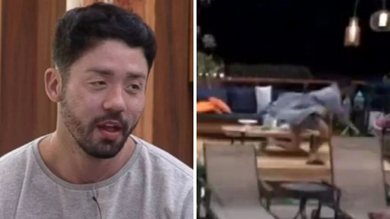 A Fazenda 13: Rico fuma cigarro de Tati Quebra Barraco, se desequilibra e quase leva tombo: “Deve ter batizado”