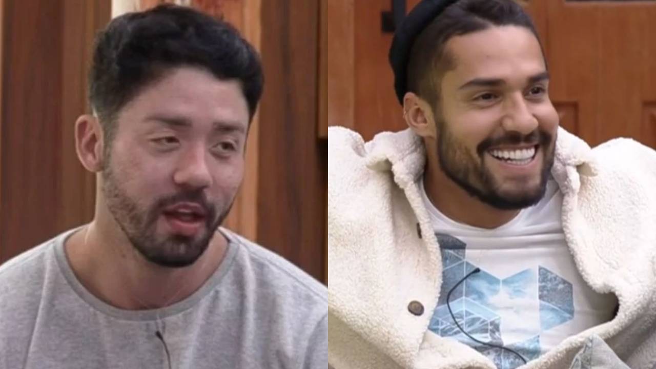 A Fazenda 13: Rico Melquiades arrisca mão boba debaixo do edredom e Bil Araújo percebe: “Sai fora”