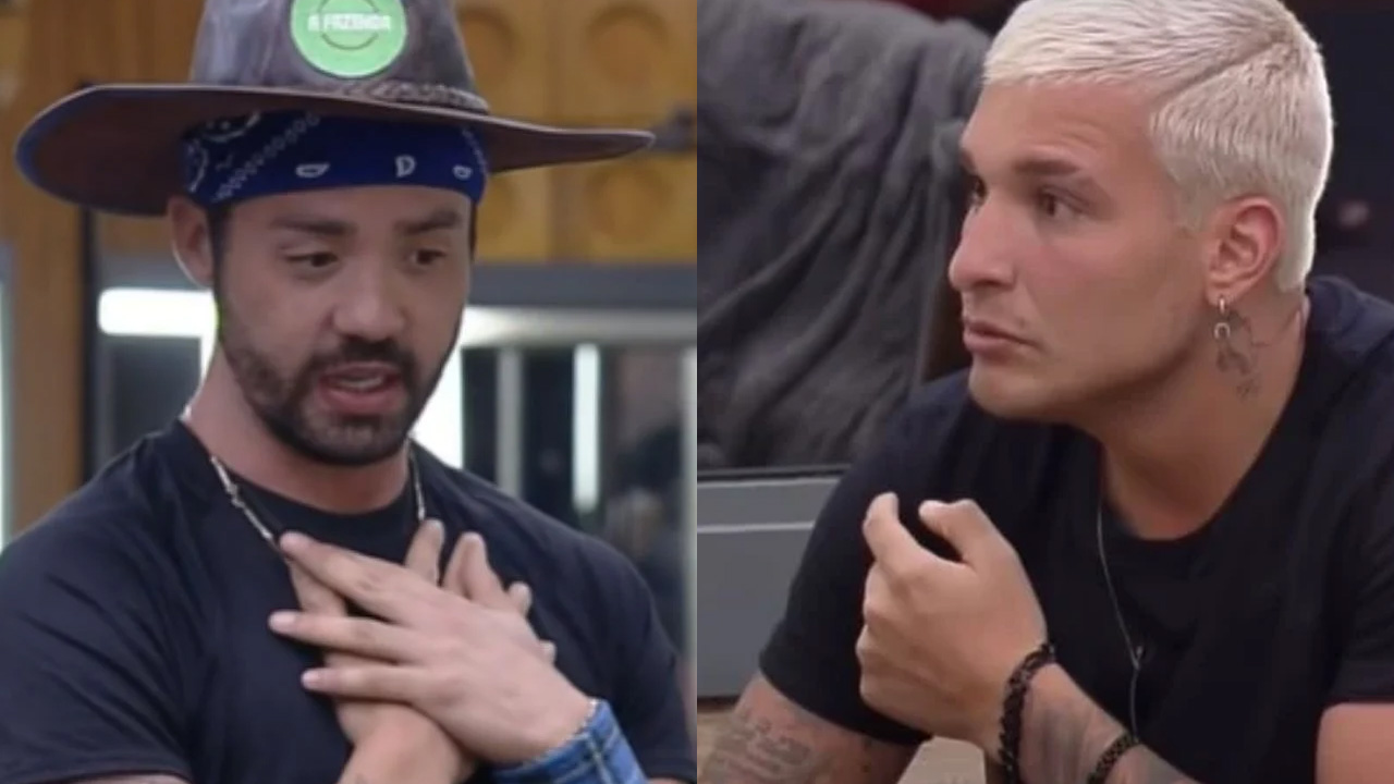 A Fazenda 13: Rico Melquíades e MC Gui entram em acordo indecente e combinam: “Vai botar no meu c*”