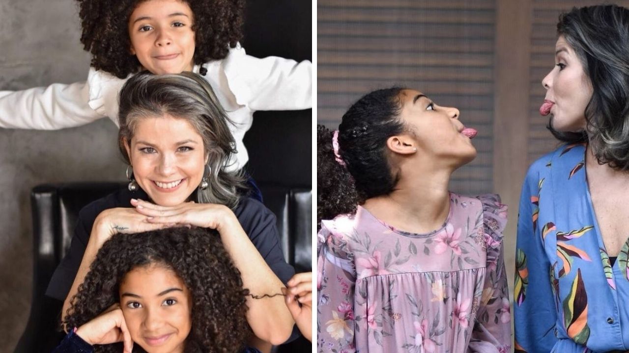Samara Felippo faz desabafo após seguidora criticar os cabelos de suas filhas: “Seus traços e raízes são sinônimos de beleza”