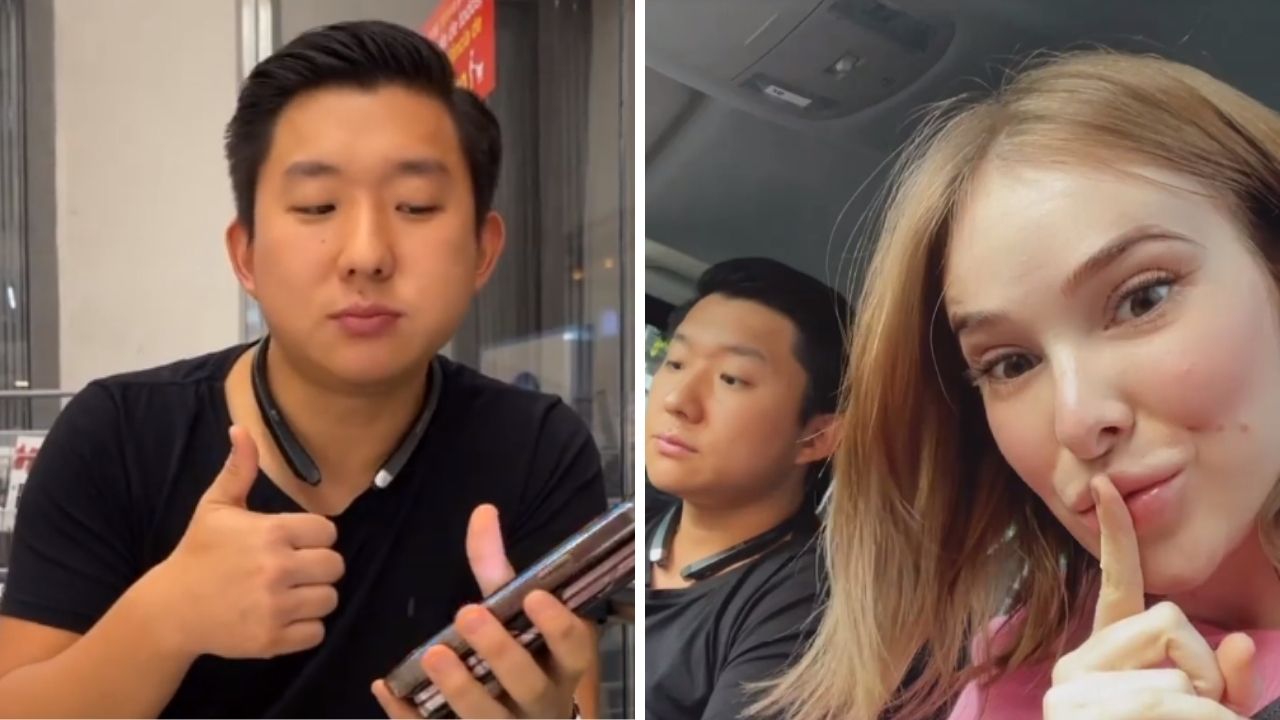 Reatados, Sammy mostra “clima frio” com Pyong Lee durante passeio e brinca: “O papo ainda está se ajustando”