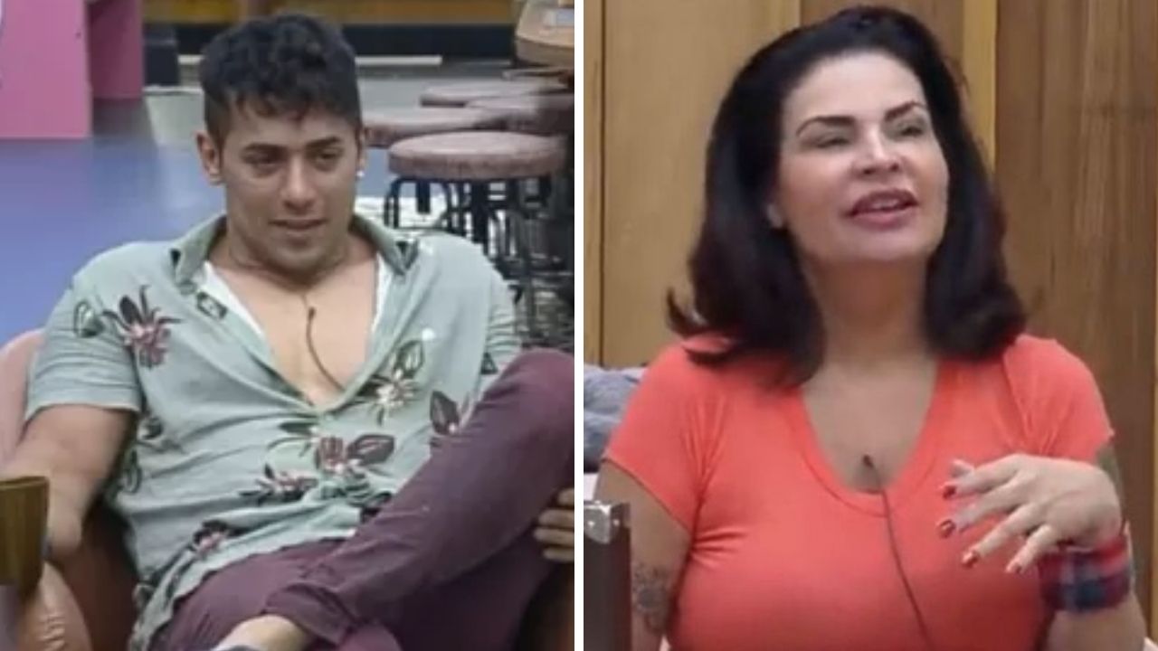 A Fazenda 13: Solange tenta quebrar o gelo e sugere promessa a Tiago caso peão volte da Roça: “Desfilar de sunga”