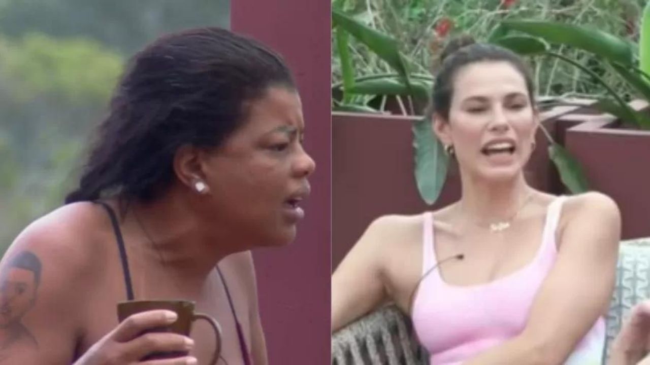 A Fazenda 13: Tati Quebra Barraco parte para cima de Dayane Mello em discussão: “Sem vergonha”