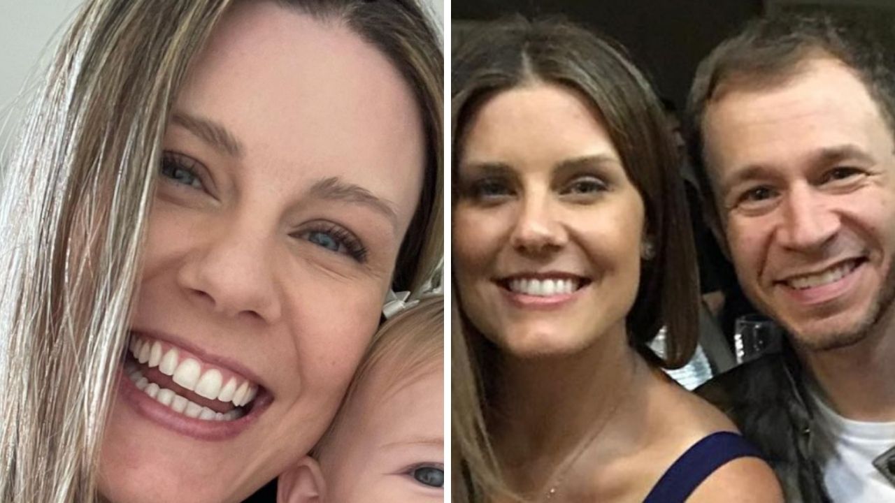 Esposa de Tiago Leifert publica fotos raras da filha e faz desabafo: “Me fez mais forte”