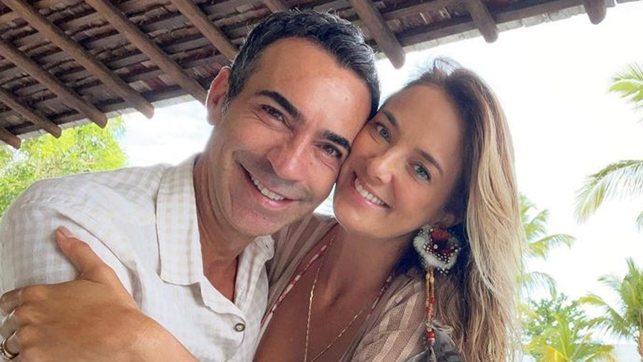 Ticiane Pinheiro e Cesar Tralli curtem passeio de barco com a filha de dois anos: “Quem te faz bem”