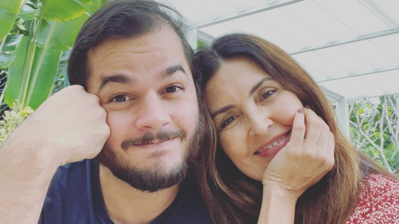 Túlio Gadêlha trabalha de casa para cuidar de Fátima Bernardes e paparica muito a eleita: “Minha paciente”