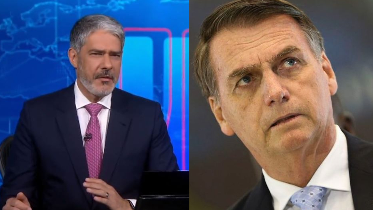 Ao vivo, William Bonner desmente comentários de presidente Bolsonaro sobre vacina e dá bronca: “Absurdo”