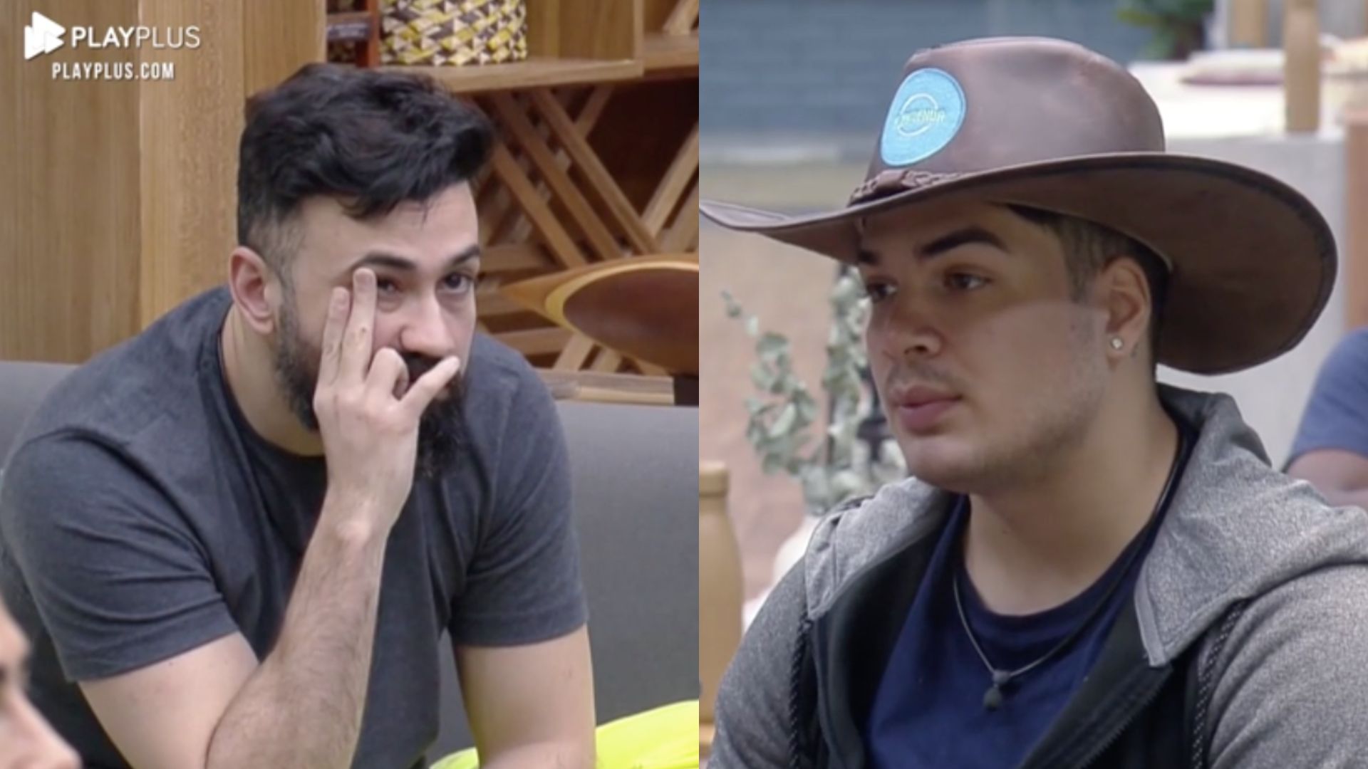 A Fazenda: Lucas conversa sobre roça entre Bruno Tálamo e Débora: “Jogo sujo e traiçoeiro”