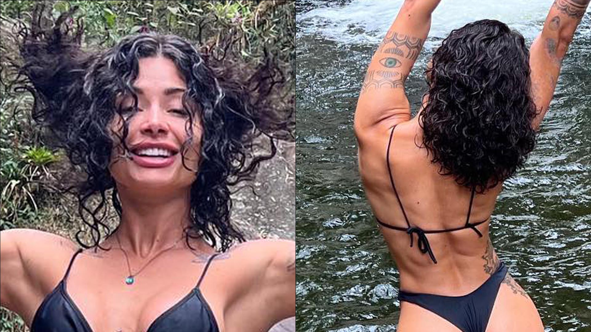 Aline Campos faz biquíni atolar em bumbum redondinho e atiça fãs: “Inacreditável”
